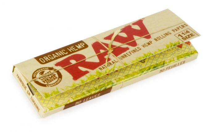 RAW Organic 1 1/4 Hemp Rolling Papers Winkler Vape SuperStore and Bong Shop Manitoba Canada