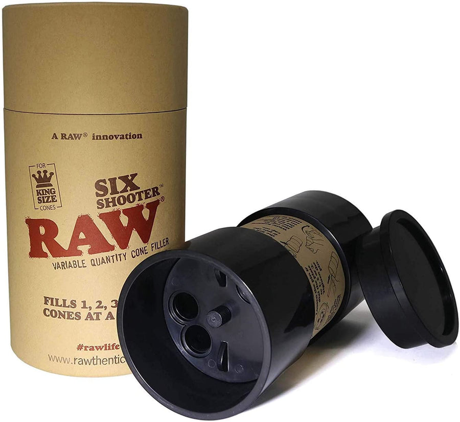 Raw Six Shooter Cone Filler-King Size Winkler Vape SuperStore and Bong Shop Manitoba Canada