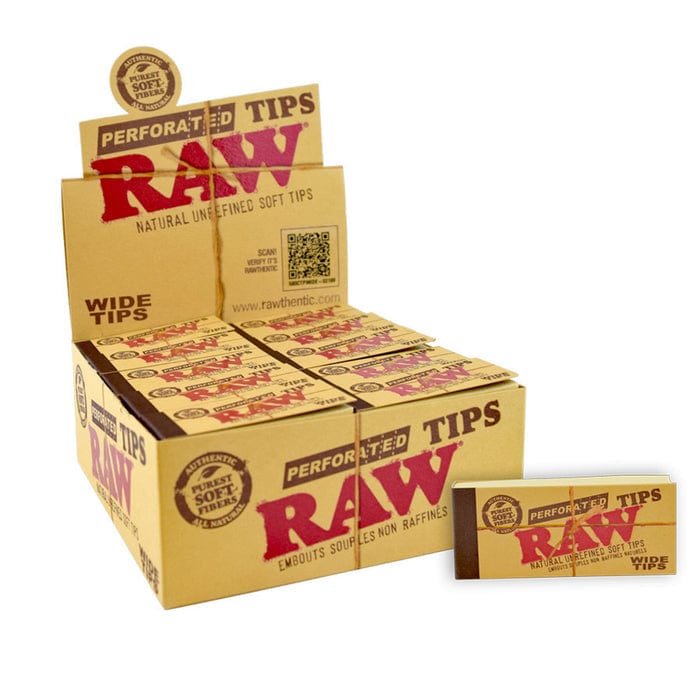 Raw Wide Perforated Tips Winkler Vape SuperStore and Bong Shop Manitoba Canada