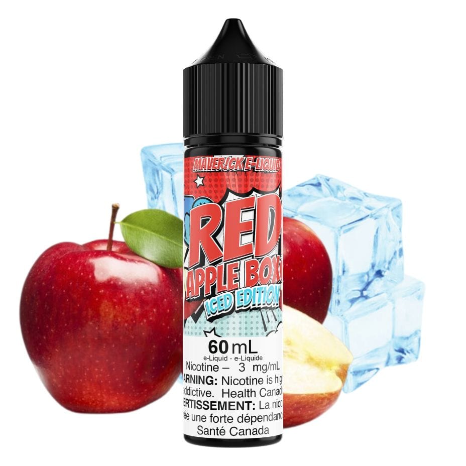 Red Apple Box Iced by Maverick E-Liquid Winkler Vape SuperStore and Bong Shop Manitoba Canada