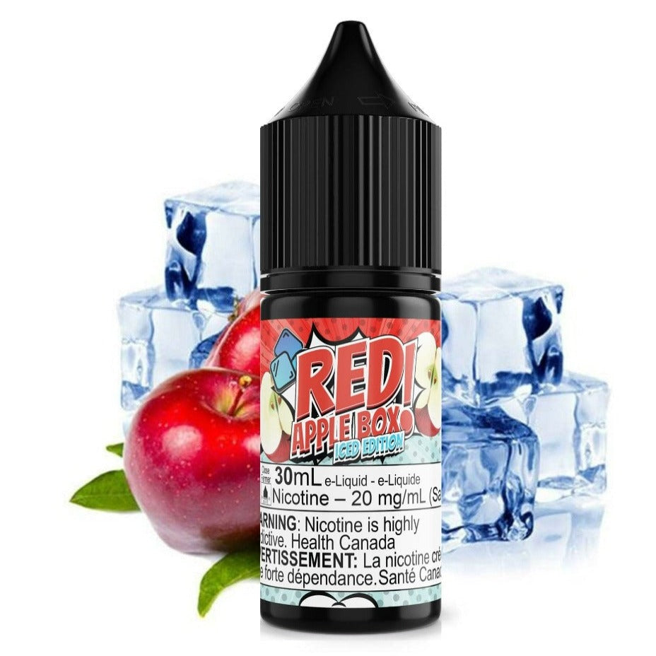 Red Apple Box Iced Salt by Maverick E-Liquid 30ml / 12mg Winkler Vape SuperStore and Bong Shop Manitoba Canada