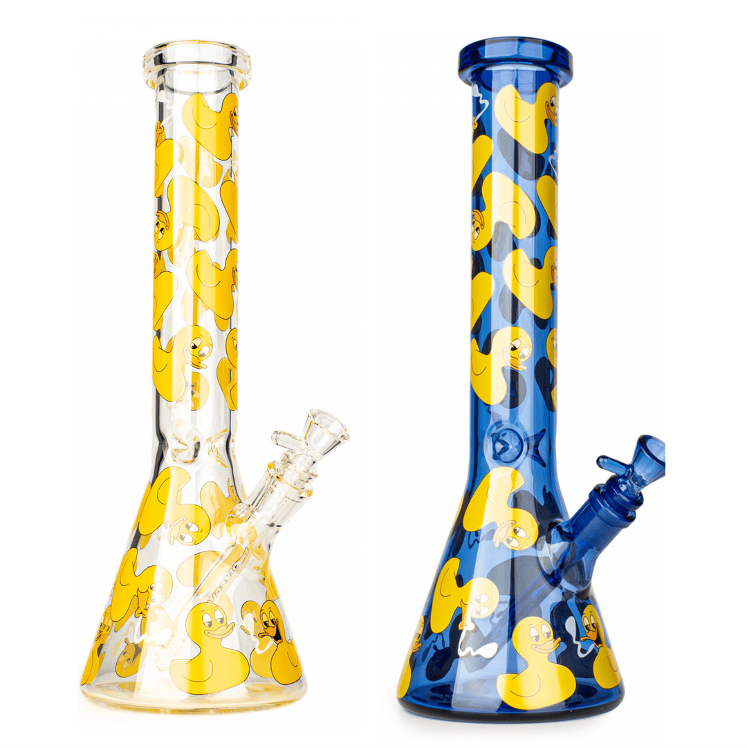 Red Eye 7mm Rubber Ducky Beaker-15" Winkler Vape SuperStore and Bong Shop Manitoba Canada