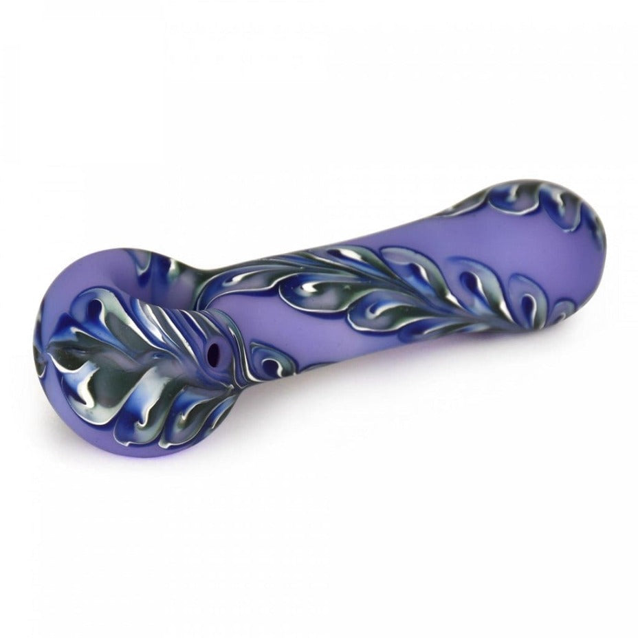 Red Eye Glass 1/2 Paisley Hand Pipe 4.5" 4.5" / Purple/Blue Winkler Vape SuperStore and Bong Shop Manitoba Canada