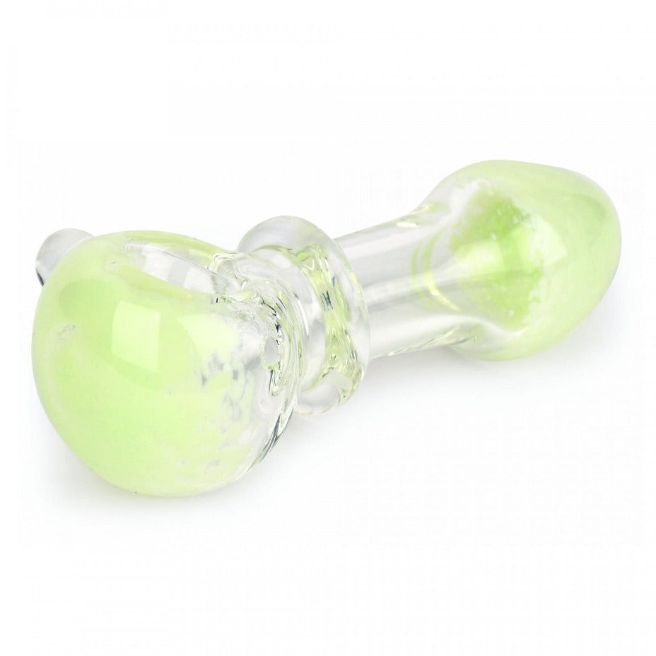 Red Eye Glass Pastel Fritter Hand Pipe 4" 4" / Green Winkler Vape SuperStore and Bong Shop Manitoba Canada