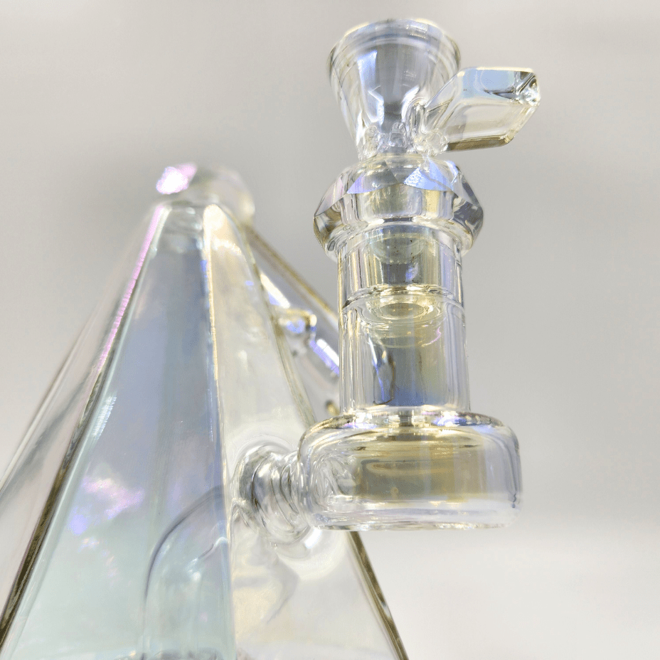 Red Eye Tek Metallic Terminator Finish Pegasus Pyramid Bong 8" Winkler Vape SuperStore and Bong Shop Manitoba Canada