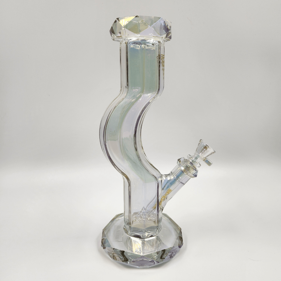 Red Eye Tek Metallic Terminator Hydrus Straight Base Gooseneck Bong 12" Winkler Vape SuperStore and Bong Shop Manitoba Canada