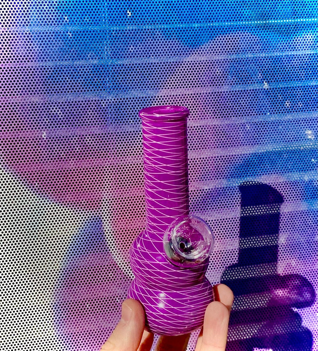 Retro Glass Mini Bong 5" Winkler Vape SuperStore and Bong Shop Manitoba Canada