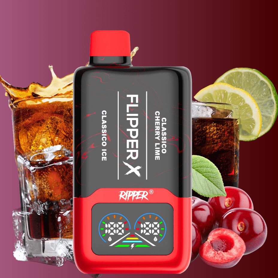 Ripper Flipper X 26K Disposable Vape-Classico Ice & Classico Cherry Lime Winkler Vape SuperStore and Bong Shop Manitoba Canada