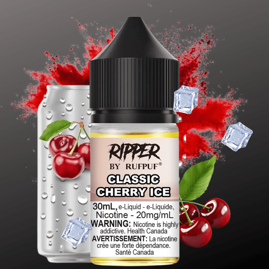 Ripper Rufpuf Salt-Classic Cherry Ice 30ml / 10mg Winkler Vape SuperStore and Bong Shop Manitoba Canada