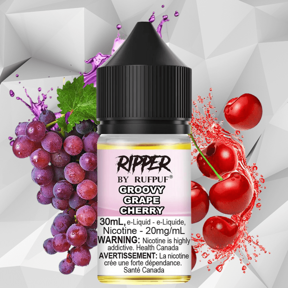 Ripper Rufpuf Salt-Groovy Grape Cherry 30ml / 10mg Winkler Vape SuperStore and Bong Shop Manitoba Canada