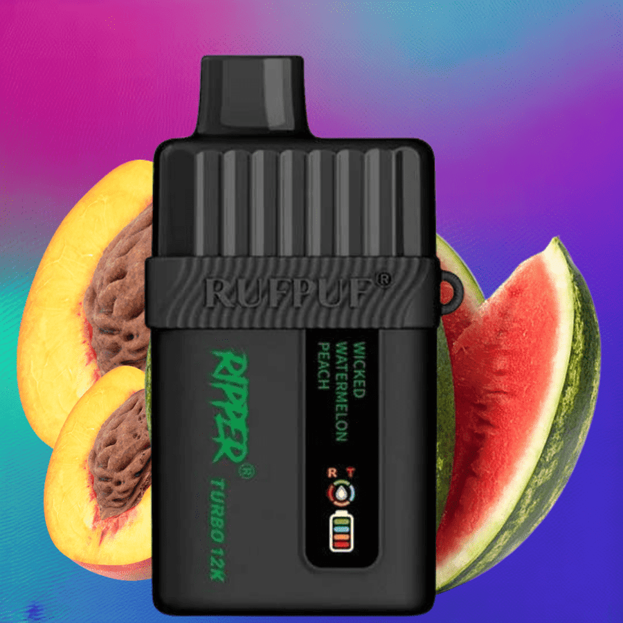 Ripper Turbo 12K Disposable Vape-Wicked Watermelon Peach 12000 Puffs / 20mg Winkler Vape SuperStore and Bong Shop Manitoba Canada