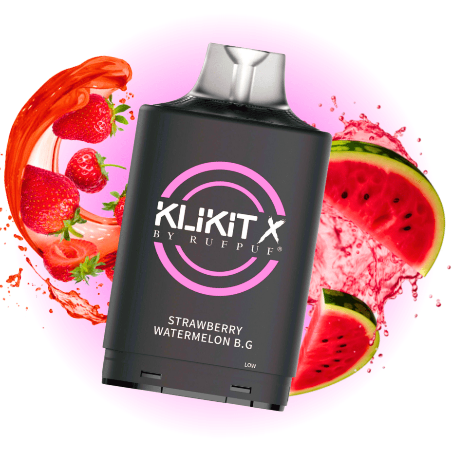 RufPuf Klikit X 35K Turbo Pod-Strawberry Watermelon B.G Winkler Vape SuperStore and Bong Shop Manitoba Canada