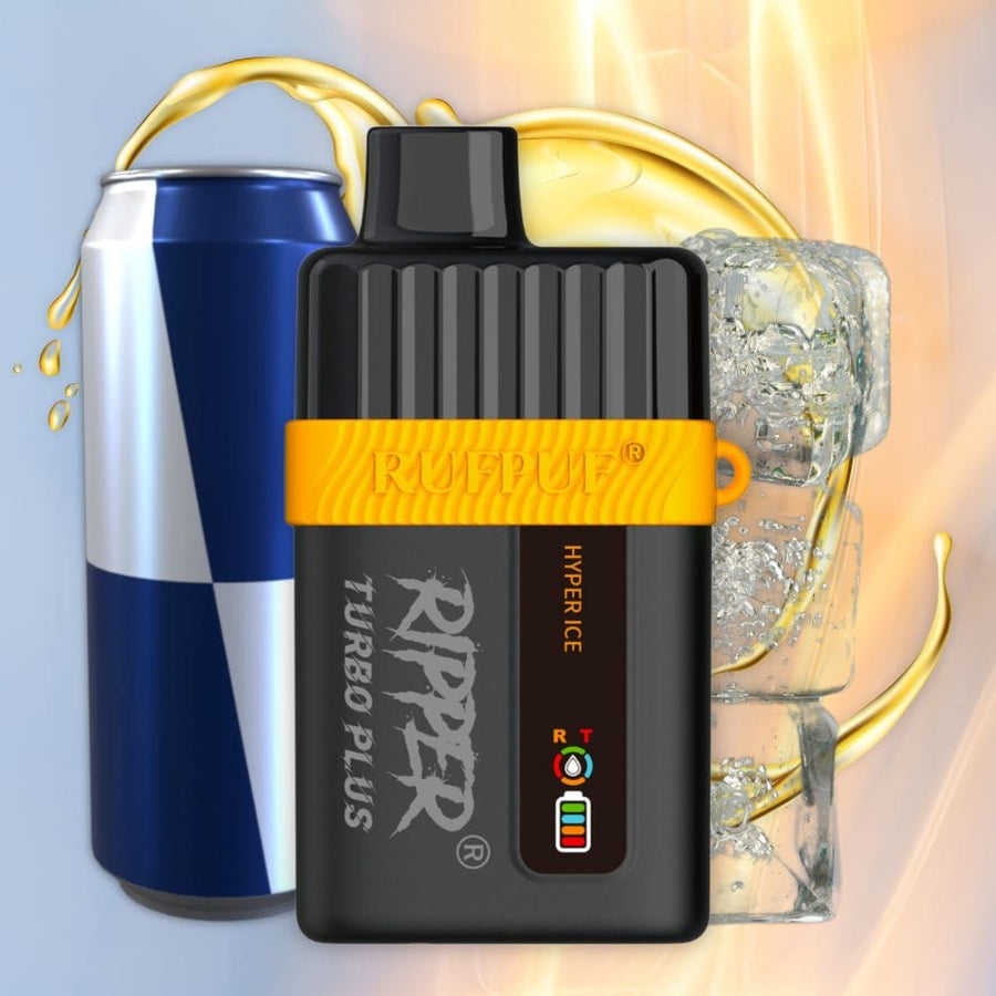 RufPuf Ripper Turbo Plus 20K Disposable Vape - Hyper Ice 20000 Puffs / 20mg Winkler Vape SuperStore and Bong Shop Manitoba Canada