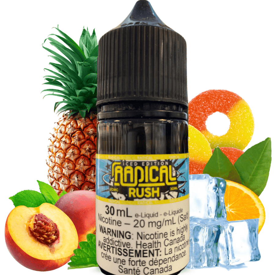 Rush Ice Salt Nic By Radical E-Liquid 12mg Winkler Vape SuperStore and Bong Shop Manitoba Canada