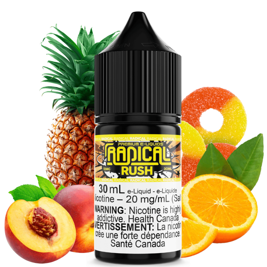 Rush Salt Nic by Radical E-liquid 30ml / 12mg Winkler Vape SuperStore and Bong Shop Manitoba Canada