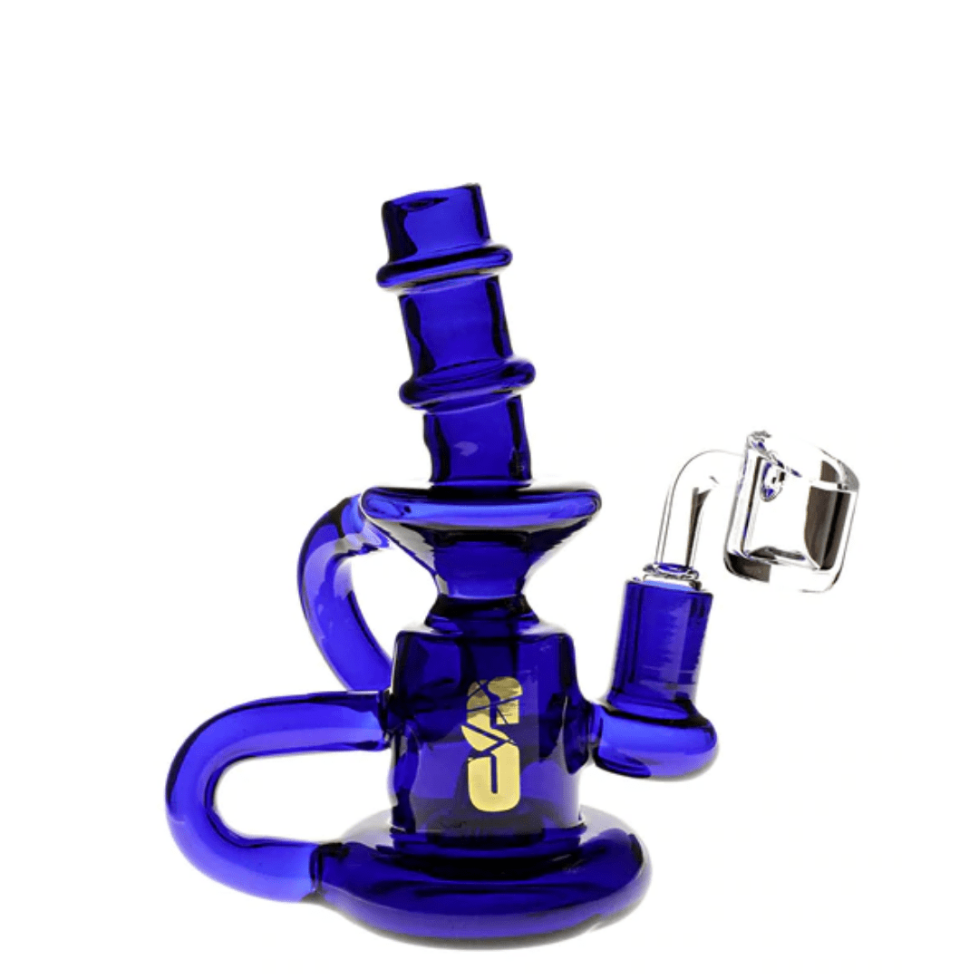 Shatter'd Glassworks-Mini Recycler 5" Winkler Vape SuperStore and Bong Shop Manitoba Canada