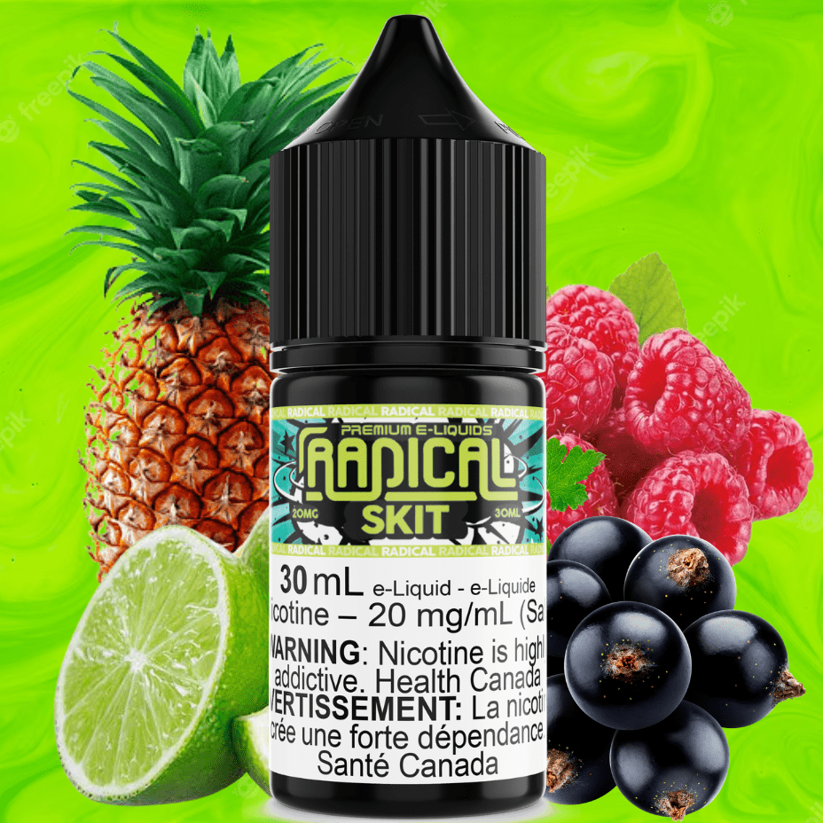 Skit Salt Nic by Radical E-liquid Winkler Vape SuperStore and Bong Shop Manitoba Canada