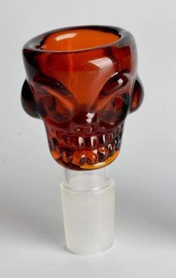 Skull Bowl Slide 18mm 18.8mm / Amber Winkler Vape SuperStore and Bong Shop Manitoba Canada