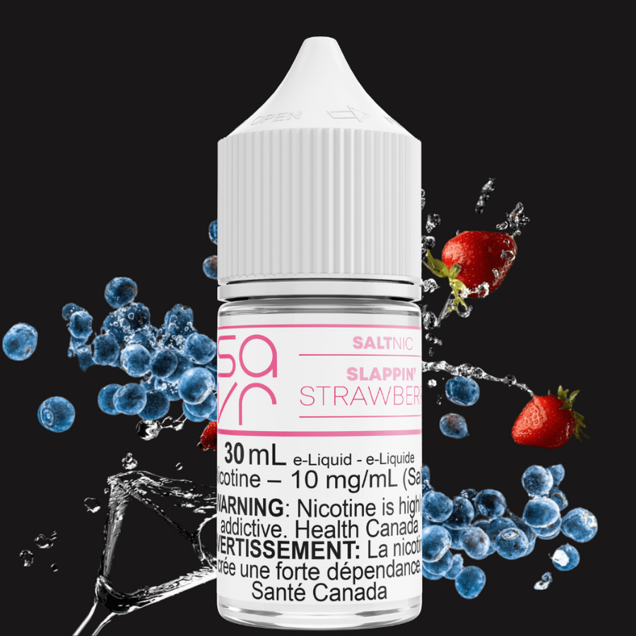 Slappin' Strawberry Salt by Savr E-liquid 10mg Winkler Vape SuperStore and Bong Shop Manitoba Canada