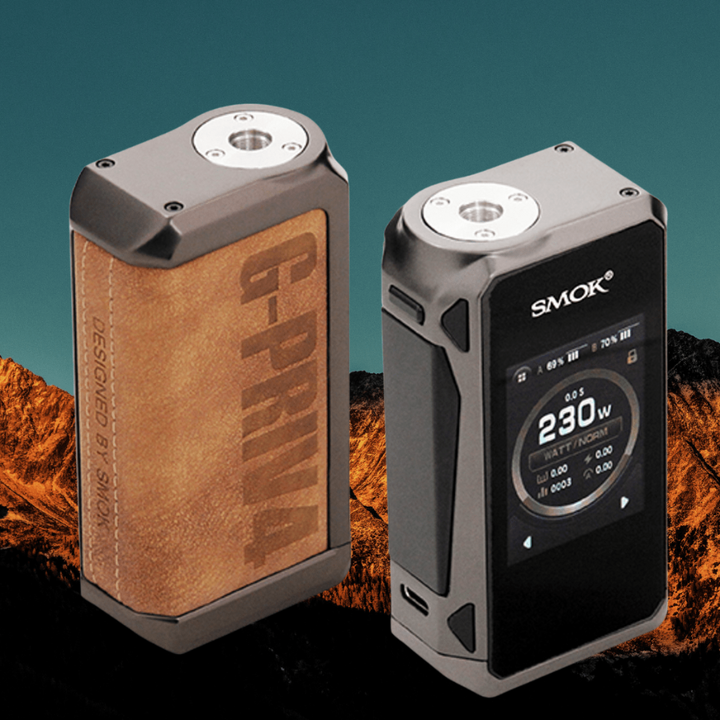 Smok G-Priv 4 Box Mod 230W 220W / Brown Winkler Vape SuperStore and Bong Shop Manitoba Canada