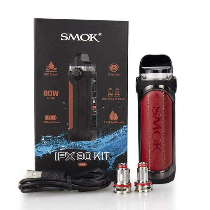 Smok IPX 80 Pod Kit-80W Red Winkler Vape SuperStore and Bong Shop Manitoba Canada