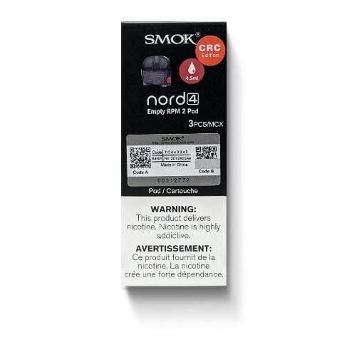 SMOK Nord 4 Replacement Pods - 3pck RPM2 Winkler Vape SuperStore and Bong Shop Manitoba Canada