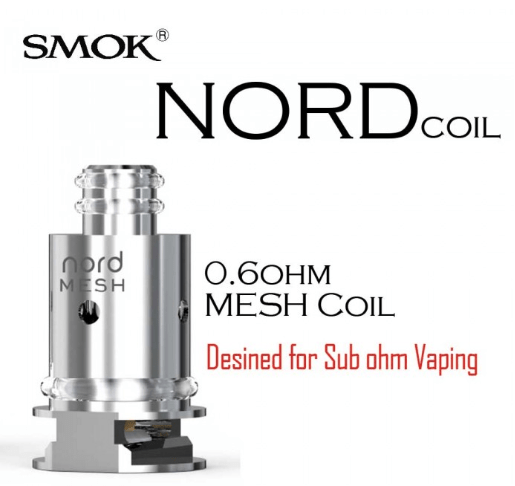 Smok Nord Replacement Coils Mesh 0.6 Individual Winkler Vape SuperStore and Bong Shop Manitoba Canada