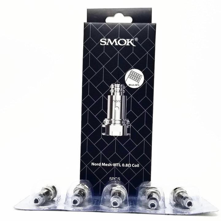 Smok Nord Replacement Coils Mesh 0.8 5/pkg Winkler Vape SuperStore and Bong Shop Manitoba Canada