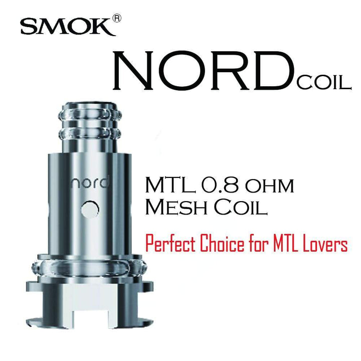 Smok Nord Replacement Coils Mesh 0.8 Individual Winkler Vape SuperStore and Bong Shop Manitoba Canada