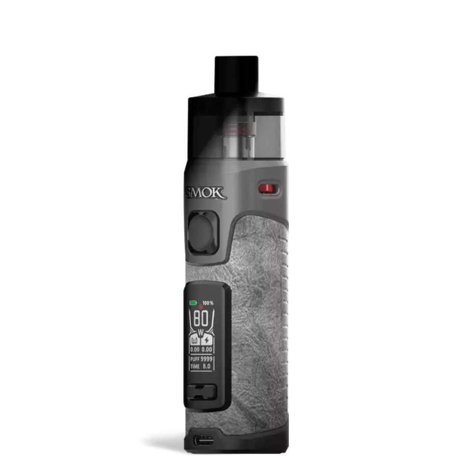 SMOK RPM 5 Pod Kit-80W Grey Leather Winkler Vape SuperStore and Bong Shop Manitoba Canada