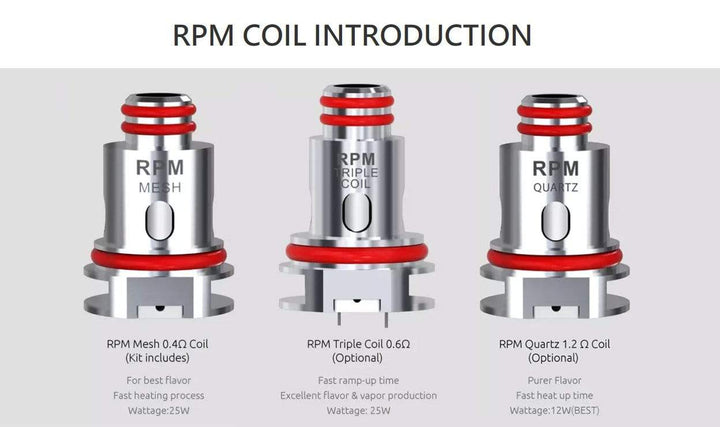 Smok RPM Coils-5/pkg Winkler Vape SuperStore and Bong Shop Manitoba Canada