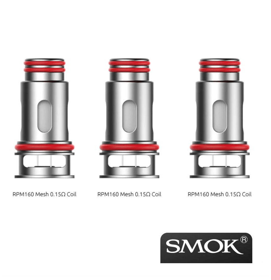 Smok RPM160 Coils 3/pack 0.15ohms Winkler Vape SuperStore and Bong Shop Manitoba Canada