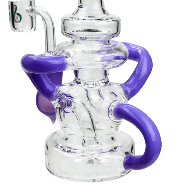 Soul Glass 2-in-1 Bent Neck Recycler 8" Winkler Vape SuperStore and Bong Shop Manitoba Canada