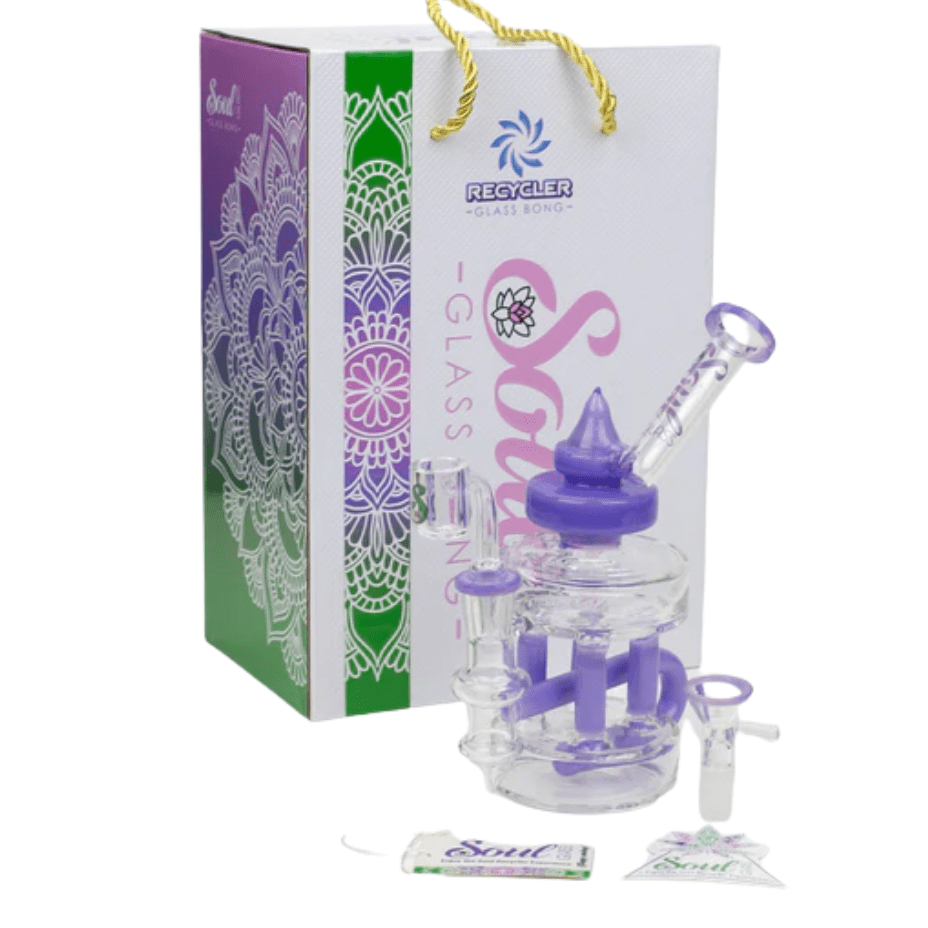 SOUL Glass 2-in-1 Double Deck Recycler-7" Winkler Vape SuperStore and Bong Shop Manitoba Canada