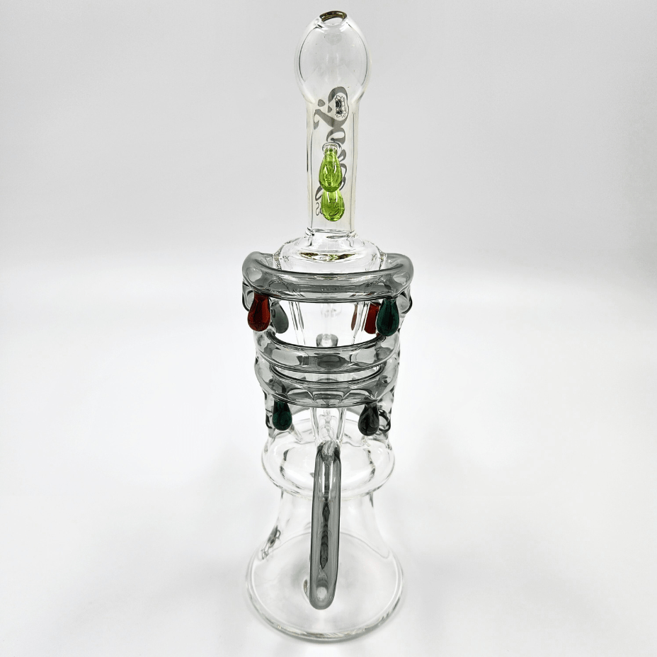 Soul Glass 2-in-1 Inline Recycler 9.5" Amber Winkler Vape SuperStore and Bong Shop Manitoba Canada