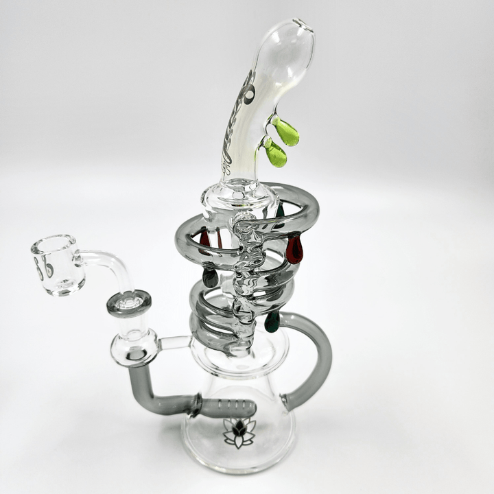 Soul Glass 2-in-1 Inline Recycler 9.5" Amber Winkler Vape SuperStore and Bong Shop Manitoba Canada