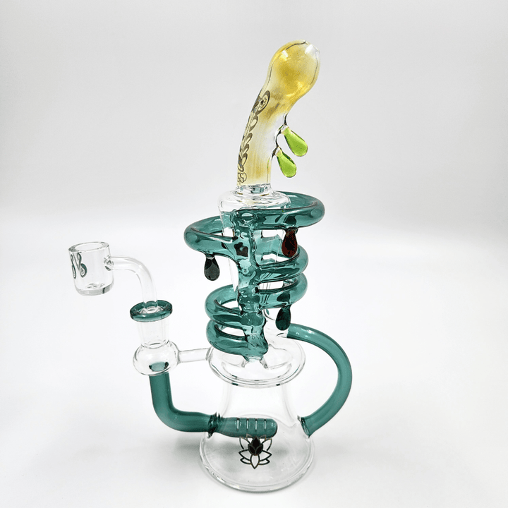 Soul Glass 2-in-1 Inline Recycler 9.5" Amber Winkler Vape SuperStore and Bong Shop Manitoba Canada