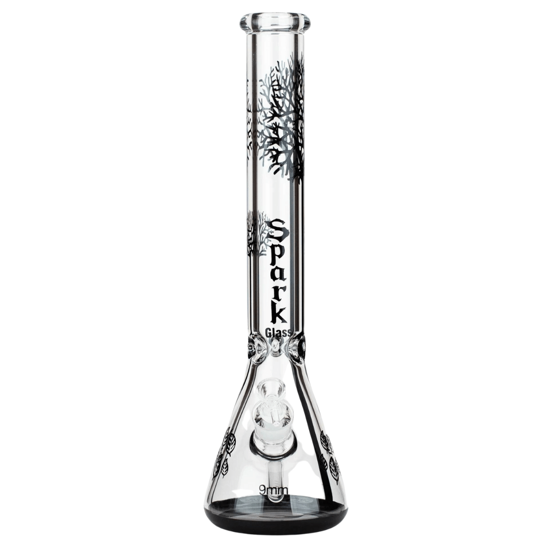 Spark Glass 9mm Tree of Life Beaker-18" Winkler Vape SuperStore and Bong Shop Manitoba Canada