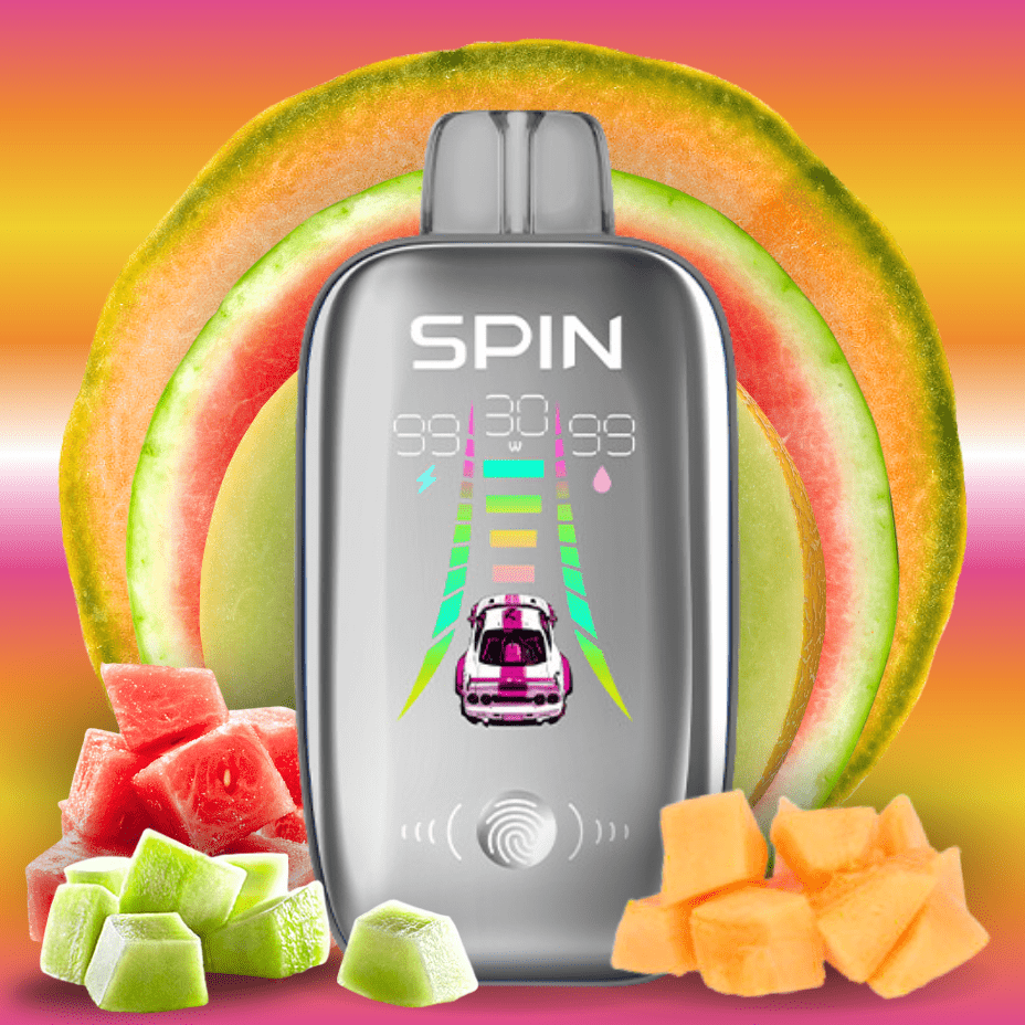 Spin Ultra 40k Disposable Vape - Watermelon Honeydew Cantaloupe 40000 / 20mg Winkler Vape SuperStore and Bong Shop Manitoba Canada