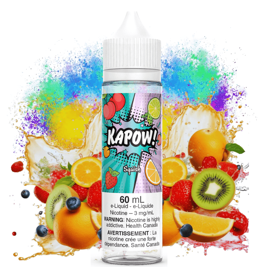 Squish by Kapow E-liquid 60ml / 3mg Winkler Vape SuperStore and Bong Shop Manitoba Canada