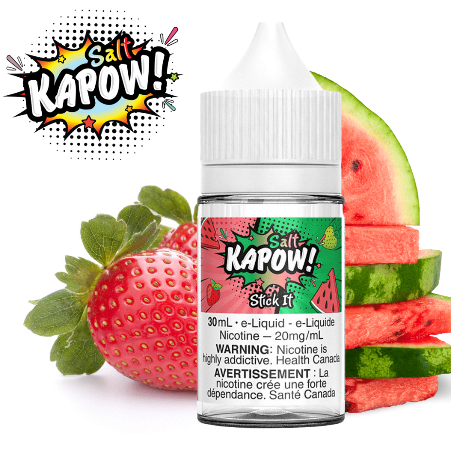 Stick It Salt by Kapow E-Liquid 30ml / 12mg Winkler Vape SuperStore and Bong Shop Manitoba Canada