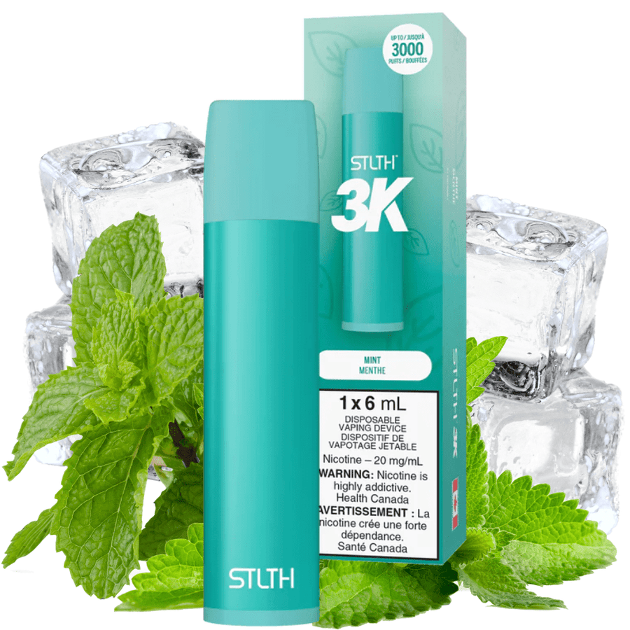 STLTH 3K Disposable Vape Mint 20mg Winkler Vape SuperStore and Bong Shop Manitoba Canada