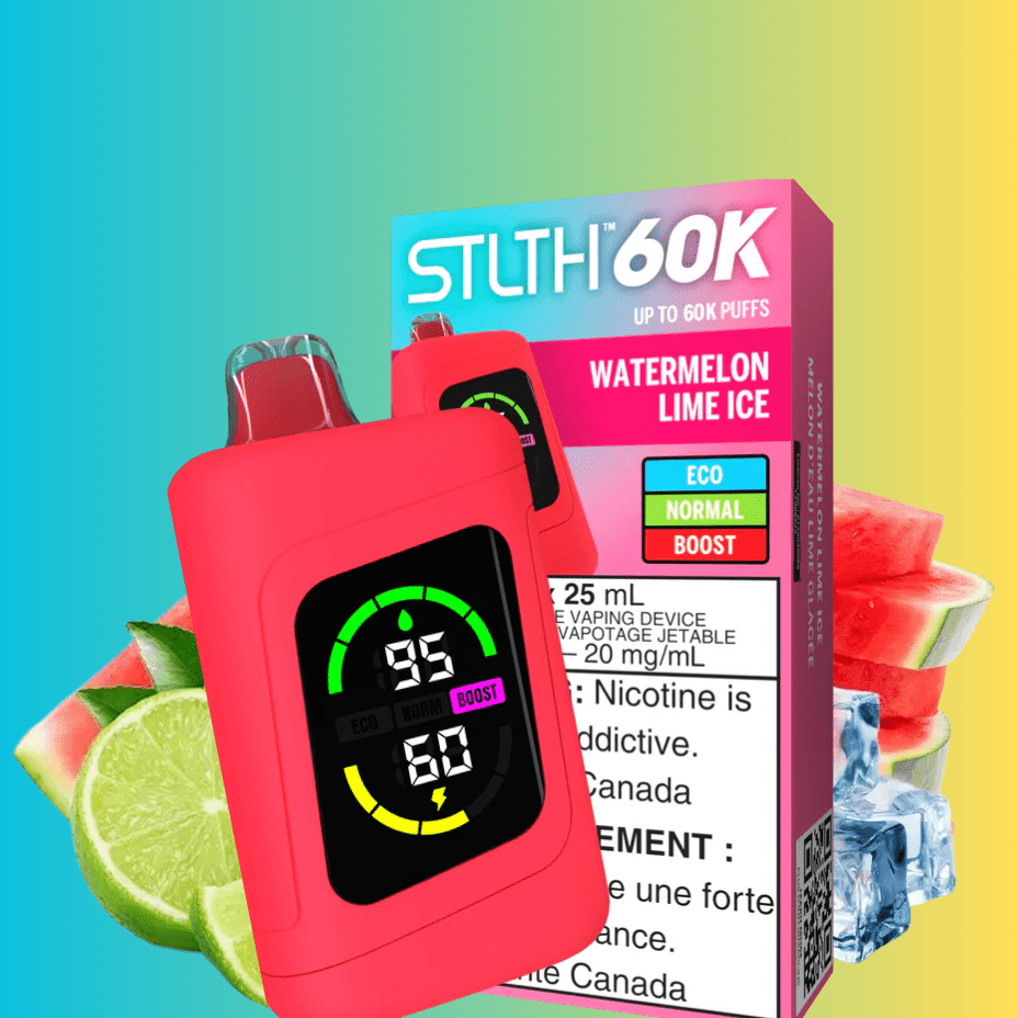 STLTH 60k Disposable Vape-Watermelon Lime Ice Watermelon / Disposable Winkler Vape SuperStore and Bong Shop Manitoba Canada