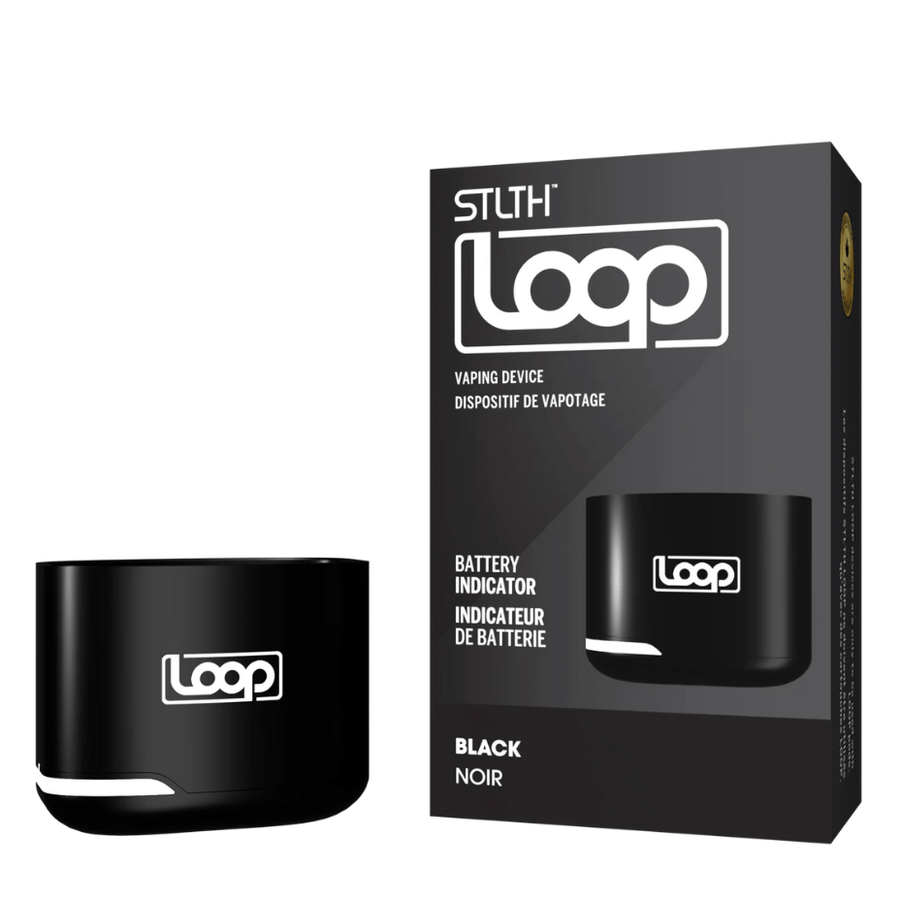 STLTH Loop Closed Pod Device 600mAh / Black Winkler Vape SuperStore and Bong Shop Manitoba Canada