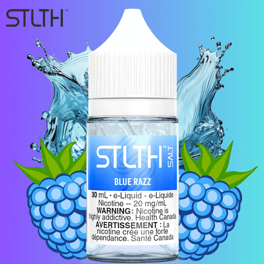 STLTH Salt - Blue Razz 30mL / 20mg Winkler Vape SuperStore and Bong Shop Manitoba Canada