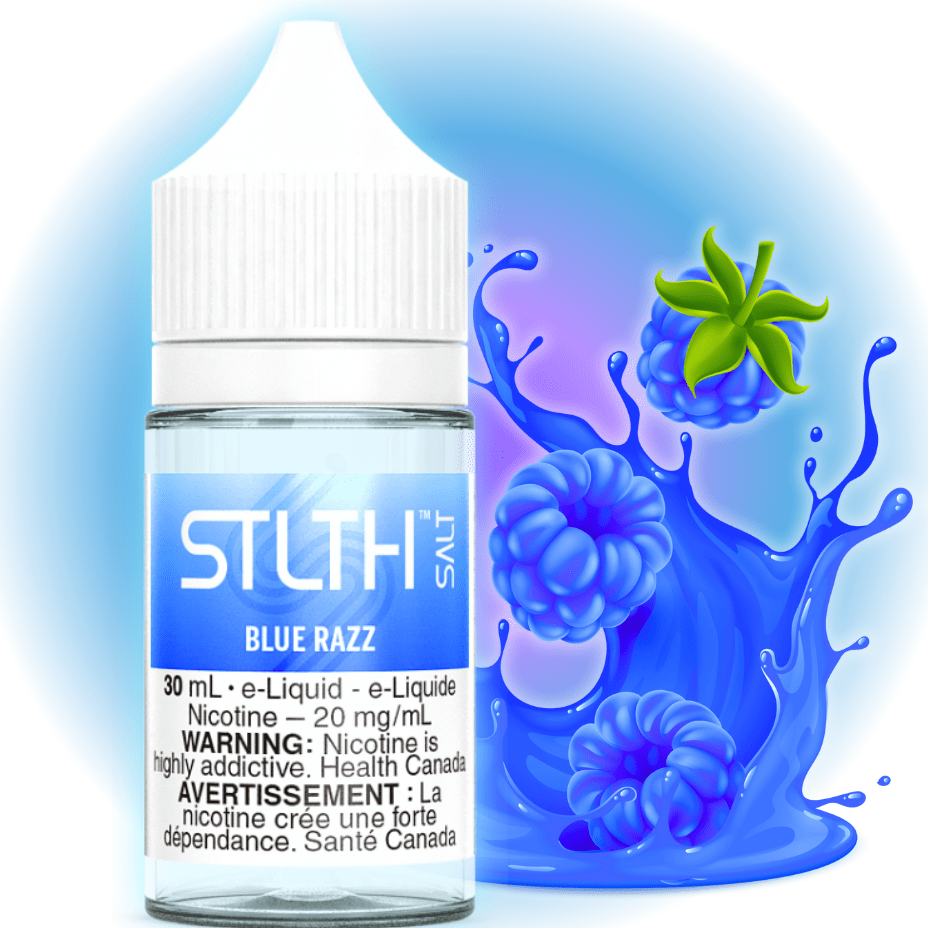 STLTH Salt - Blue Razz 30mL / 20mg Winkler Vape SuperStore and Bong Shop Manitoba Canada