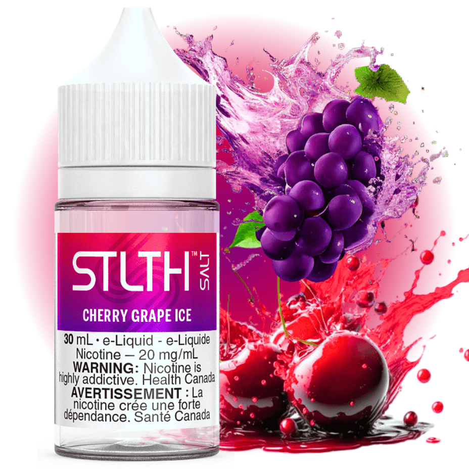 STLTH Salt - Cherry Grape Ice 30mL / 20mg Winkler Vape SuperStore and Bong Shop Manitoba Canada