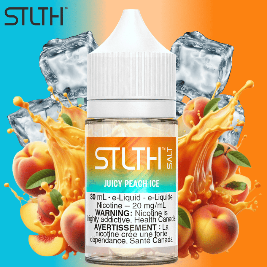 STLTH Salt - Juicy Peach Ice 30mL / 20mg Winkler Vape SuperStore and Bong Shop Manitoba Canada