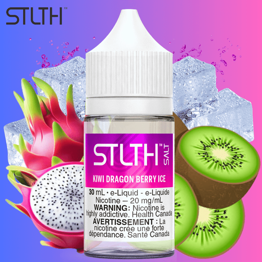 STLTH Salt - Kiwi Dragon Berry Ice 30mL / 20mg Winkler Vape SuperStore and Bong Shop Manitoba Canada