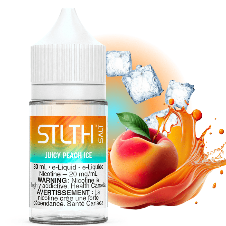 STLTH Salt Salt Nic E-Liquid 30mL / 20mg STLTH Salt - Juicy Peach Ice STLTH Salt - Juicy Peach Ice in Canada